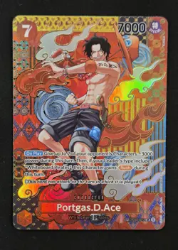 Portgas D. Ace OP02-013 SP (English) One Piece Card Game - Image 1
