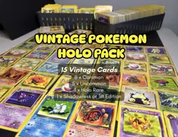 Vintage Pokemon Cards Pack! All 1999 WOTC! Holo Rare! 1st Edition! Shadowless! - Image 2
