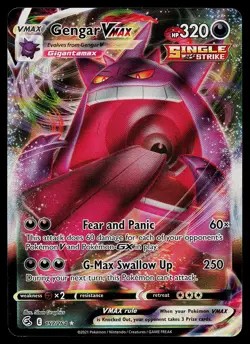 Pokemon Card - Gengar VMAX Fusion Strike 157/264 Ultra Rare - Image 1