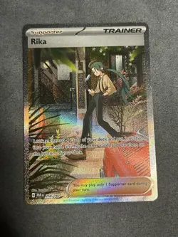 Pokemon TCG Rika Trainer Special Illustration Card Paradox Rift 258/182 - Image 1