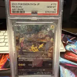 PSA 10 Pikachu 173/165 SV2a 151 Art Rare Japanese Pokemon Card Gem Mint - Image 1