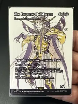The Emperor, Hell Tyrant Yawgmoth, Thran Physician Mystic Rare Final Fantasy - Image 2