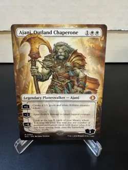 Ajani, Outland Chaperone (Borderless) - Lorwyn Eclipsed (ECL) MTG Mythic N/NM - Image 1