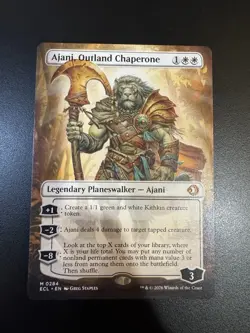 Ajani, Outland Chaperone (Borderless) - Lorwyn Eclipsed (ECL) MTG Mythic N/NM - Image 3