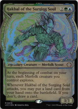 Hakbal of the Surging Soul (Showcase) FOIL M The Lost Caverns of Ixalan 19 - Image 1