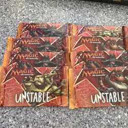 11 X Magic the Gathering: Unstable Booster Pack Sealed 630509520466 - Image 2