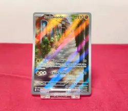 Pokemon TCG Sudowoodo 219/193 Paldea Evolved Illustration Rare 2023 NM - Image 1