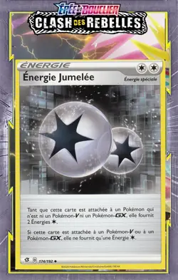 Energie Jumelee -EB02:Clash des Rebelles- 174/192 -Carte Pokemon Neuve Francaise - Image 1