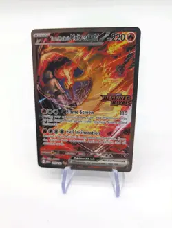 Team Rockets Moltres EX 229/182 Special Illustration SIR Pokemon Destined Rivals - Image 1