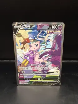 Pokemon Mew v Holo Alternative Art Ultra Rare TCG Fusion Strike Card 251/264 - Image 4