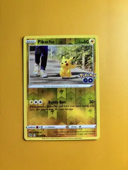 Pikachu | 027/078 | Pokemon Go Reverse Holo | Pokemon NM - Image 1
