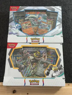 Sealed New Pokemon Melmetal/Black Kyurem and Archaludon/Reshiram EX Box Bundles - Image 3