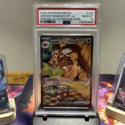Pokemon TCG Arven's Mabosstiff EX #235/182 Sv10: Destined Rivals PSA 10 - Image 1