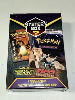 Pokemon Walmart Mystery Hanger Box - Vintage Packs Seeded 1:4! - Factory Sealed! - Image 1
