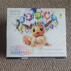 Pokemon Prismatic Evolutions Pokemon Center Elite Trainer Box ETB Factory Sealed - Image 1