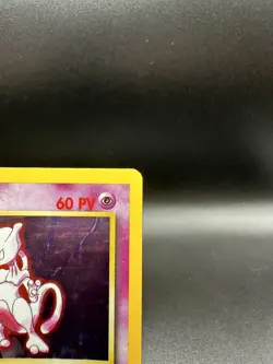 1999 Pokemon French Base Set Holo Mewtwo 1st Edition #10 - Image 3