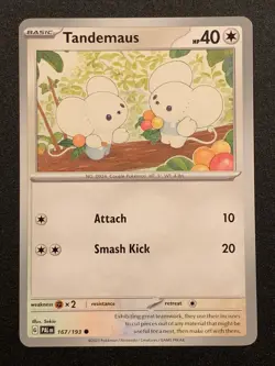 Tandemaus | 167/193 | Common | Scarlet & Violet - Paldea Evolved | Pokemon TCG - Image 1