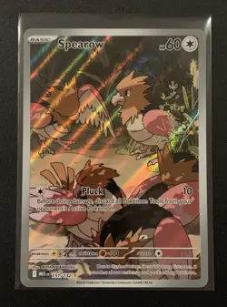 Spearow 151/132 - Illustration Rare - Mega Evolution Base Set - Pokemon TCG - Image 1
