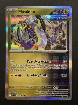 Miraidon - 121/162 - Rare - SV5: Temporal Forces - Pokemon TCG - Image 1