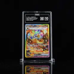 2024 Pokemon Terastal Festival Japanese 202/187 Flareon EX SAR TAG 10 - Image 1