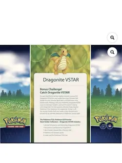 Pokemon GO Premier Deck Holder Box Dragonite VStar Collection Sealed - Image 4