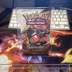 Pokemon TCG Shining Legends Booster Pack Rayquaza Artwork, Sealed - Image 1