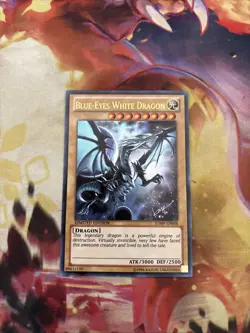 Yugioh Blue-Eyes White Dragon JUMP-EN068 Ultra Rare Limited Edition NM - Image 2
