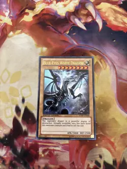 Yugioh Blue-Eyes White Dragon JUMP-EN068 Ultra Rare Limited Edition NM - Image 3