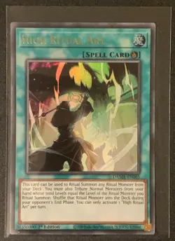 High Ritual Art | DAMA-EN065 | Ultra Rare | 1st Ed | Dawn of Majesty | YuGiOh - Image 1