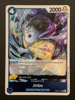 Jinbe | OP01-071 R | Blue | Romance Dawn | One Piece TCG - Image 1