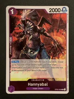 Hannyabal | OP02-083 R | Purple | Paramount War | One Piece TCG - Image 1