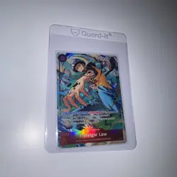 One Piece: OP14 The Azure Sea’s Seven - Trafalgar Law OP14-009 Alt Art - Image 1