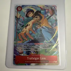 One Piece: OP14 The Azure Sea’s Seven - Trafalgar Law OP14-009 Alt Art - Image 3