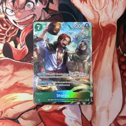 Shanks OP14-027 R ALT ART The Azure Seas Seven One Piece CCG ENGLISH - Image 1