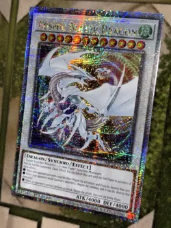 YuGiOh COSMIC BLAZAR DRAGON Quarter Century Secret Rare MP24-EN029 - Image 1