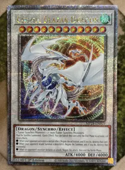 YuGiOh COSMIC BLAZAR DRAGON Quarter Century Secret Rare MP24-EN029 - Image 2