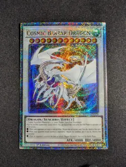 Yugioh - Cosmic Blazar Dragon MP24-EN029 1st Edition Quarter Century Rare NM - Image 1