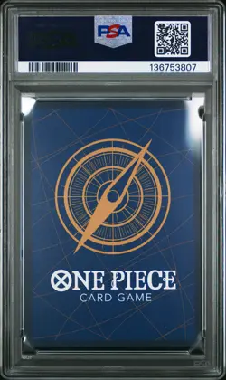 2024 ONE PIECE JPN OP08-TWO LEGENDS MANGA ALTERNATE ART SILVERS RAYLEIGH PSA 10 - Image 2