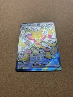 Pokemon Card TCG - Alakazam ex 215/091 Ultra Rare Shiny Paldean Fates Near Mint - Image 3