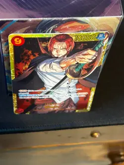 SHANKS SEC English One Piece - Romance Dawn SECRET RARE CARD TCG Op01-120 - Image 5