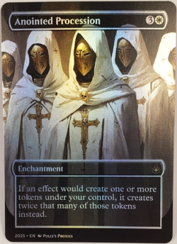 Anointed Procession FOIL Proxy Playtest Card with Fantasy Custom Art - Image 1