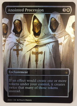 Anointed Procession FOIL Proxy Playtest Card with Fantasy Custom Art - Image 3