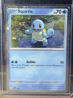 Squirtle - (Cosmos Holo) Promo SV: Scarlet & Violet Promo Cards 048 NM - Image 1