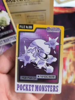 Pokemon Karte Card Pocket Monsters Carddass 1997 japanese Muk Grimer NM Sleimok - Image 2