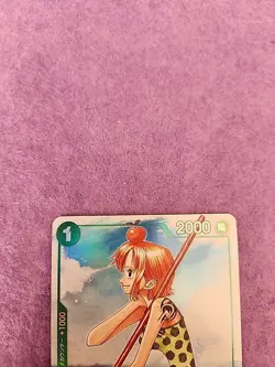 One Piece TCG 3rd Anniversary Magazine Promo Nami Card Japanese - Image 4