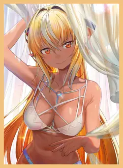 VTuber hololive Shiranui Flare doujin Card Sleeve Protector - Image 1