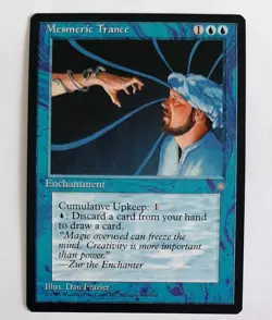 ►MESMERIC TRANCE ►ICE AGE 1995 EISZEIT ►NM ►BLUE ►MAGIC MTG Faszinierende Trance - Image 1