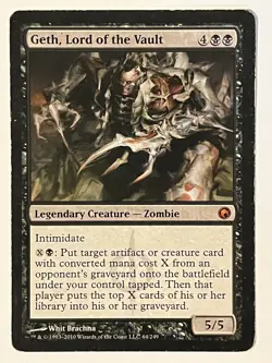 Geth, Lord of the Vault Scars of Mirrodin Non-Foil MTG MP - Image 1