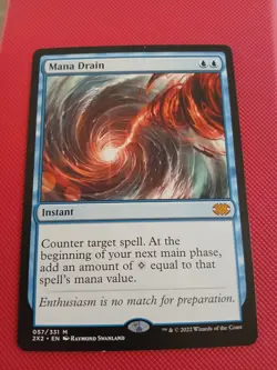 Mana Drain Double Masters 2022 57 LP x1 MTG Magic: the Gathering - Image 1