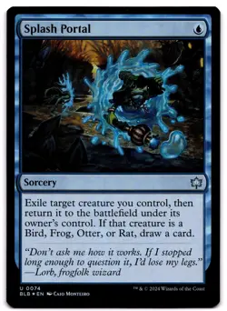 Splash Portal - 74 BLB: Bloomburrow U Foil NM - Image 1